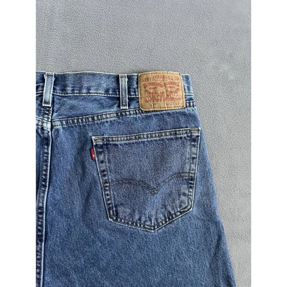 Levi's Mens 505 Regular Fit Jeans Medium Wash Straight Leg Size 40x30